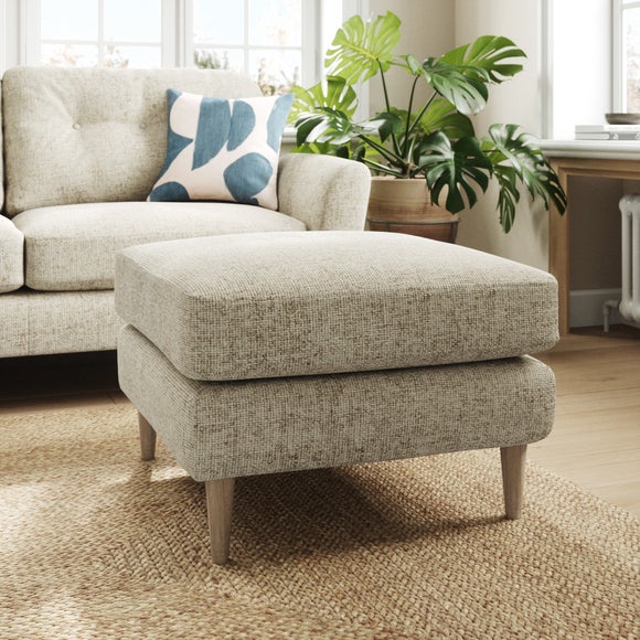Sven Chunky Chenille Footstool - image 1