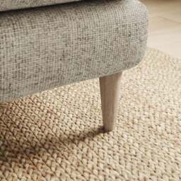 Sven Chunky Chenille Footstool - thumbnail 4