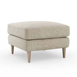 Sven Chunky Chenille Footstool - thumbnail 6