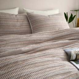 Rowan Yarn Waffle 100% Cotton Duvet Cover & Pillowcase Set - thumbnail 2