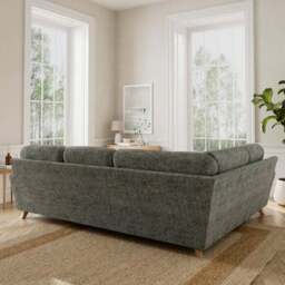 Martha Chunky Chenille Full Corner Sofa - thumbnail 2