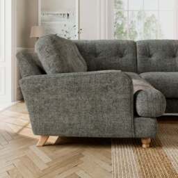 Martha Chunky Chenille Full Corner Sofa - thumbnail 3