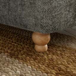 Martha Chunky Chenille Full Corner Sofa - thumbnail 5