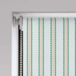 Scallop Stripe Blackout Made to Measure Roller Blind - thumbnail 4