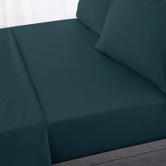 Hotel 230 Thread Count Crisp 100% Cotton Percale Fitted Sheet - image 1