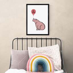 East End Prints Be Kind Rhino Print - thumbnail 1