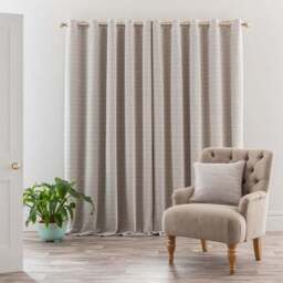 Churchgate Woodhouse Boucle Eyelet Curtains (Blackout Available) - thumbnail 5