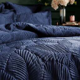 Paoletti Palmeria Embroidered Reversible Duvet Cover & Pillowcase Set - thumbnail 3