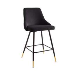 Ariana Bar Stool, Velvet - thumbnail 6