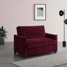 Serena Velvet 2 Seater Sofa Bed - thumbnail 4