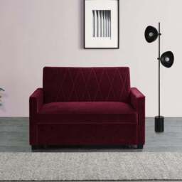 Serena Velvet 2 Seater Sofa Bed - thumbnail 2