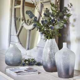 Verre Stem Frosted Glass Vase - thumbnail 4