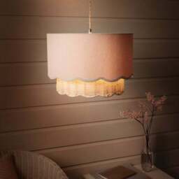 Sofia Rattan Easy Fit Lamp Shade - thumbnail 2