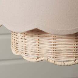 Sofia Rattan Easy Fit Lamp Shade - thumbnail 3