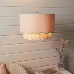 Sofia Rattan Easy Fit Lamp Shade - thumbnail 4