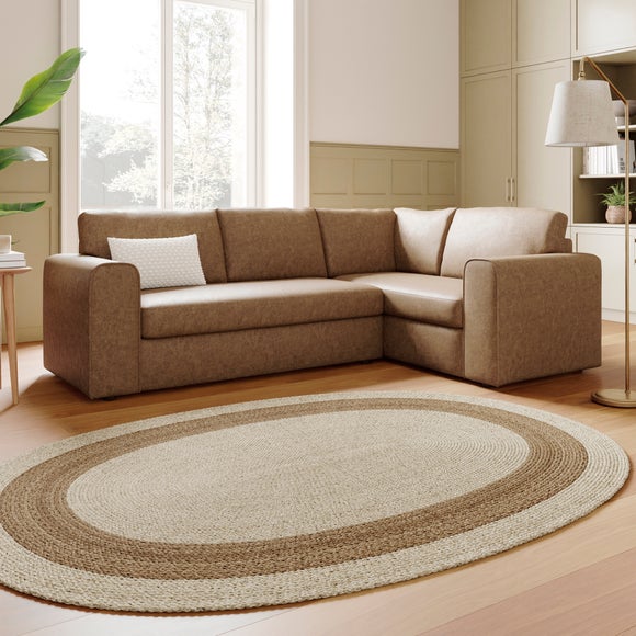 Abel Arizona Faux Leather Corner Sofa - image 1