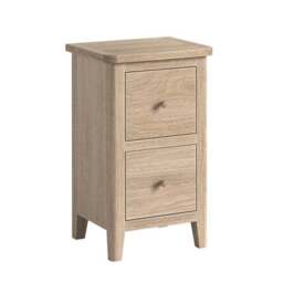 Bromley II 2 Drawer Slim Bedside Table - thumbnail 4