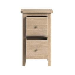 Bromley II 2 Drawer Slim Bedside Table - thumbnail 6