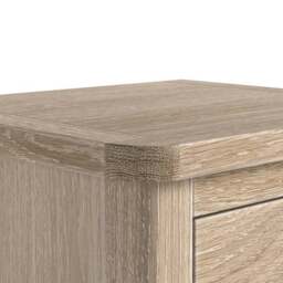 Bromley II 2 Drawer Slim Bedside Table - thumbnail 3
