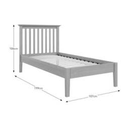 Lynton Tapered Leg Bed Frame - thumbnail 6