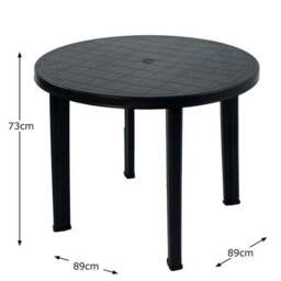 Revello Round Table Anthracite - thumbnail 3