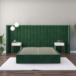 Grandeur Plush Velvet Headboard - thumbnail 3