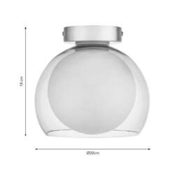 Eliza Bathroom Flush Ceiling Light - thumbnail 6