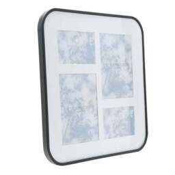 Black Square Rounded Corner Multi Photo Frame - thumbnail 2