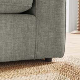 Flori Tonal Plush Chenille 2 Seater Sofa Bed - thumbnail 4