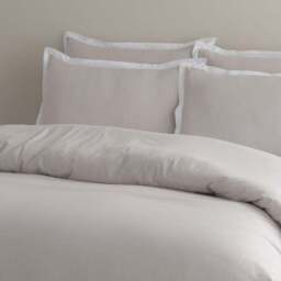 Adair Oxford Edge Duvet Cover & Pillowcase Set - thumbnail 2