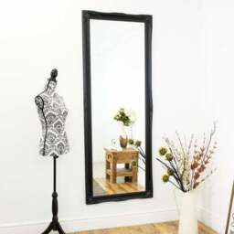 Hamilton Vintage Antique Rectangle Full Length Wall Mirror - thumbnail 2