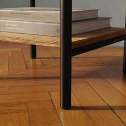Bryant 1 Drawer Bedside Table, Mango Wood Effect - thumbnail 4