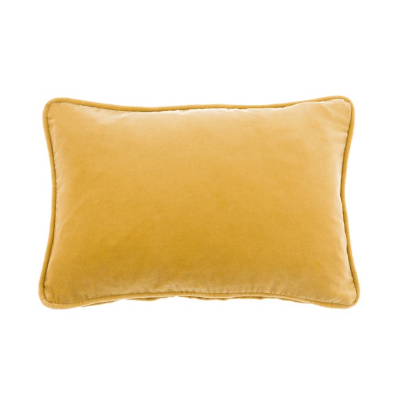 Clara Cotton Velvet Rectangle Cushion - image 1