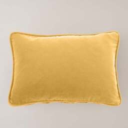 Clara Cotton Velvet Rectangle Cushion - thumbnail 2