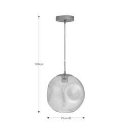 Alexis Glass Pendant Light - thumbnail 5