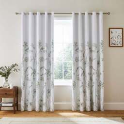 Dorma Purity Meadow Blackout Eyelet Curtains - thumbnail 2