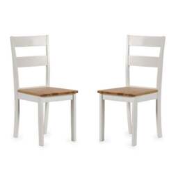 Lindwood Set Of 2 Dining Chairs, Rubberwood - thumbnail 3