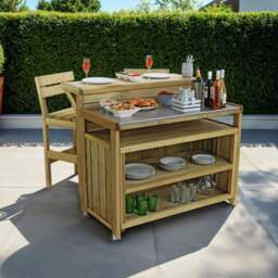 Terraza Outdoor Kitchen Island Set - thumbnail 1