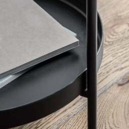 Bath Side Table, Iron - thumbnail 2