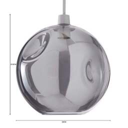 Alexis Glass Easy Fit Pendant Shade - thumbnail 5