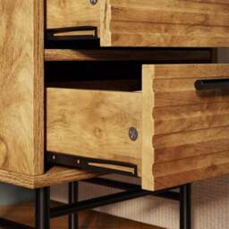 Bryant 2 Drawer Bedside Table - thumbnail 4