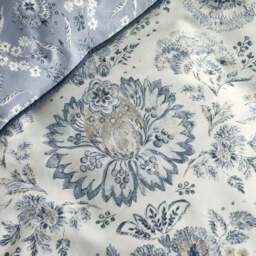 Dorma Archive Romeo 300 Thread Count 100% Cotton Duvet Cover & Pillowcase Set - thumbnail 3