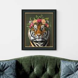 Artko Empress Camellia by Sophie Kilpatrick Framed Print