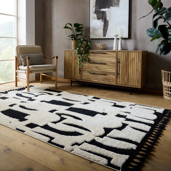 Madu Abstract Tasselled Rug - image 1