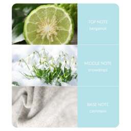 Heart & Home Snowflake Sparkle Candle and Decoration Gift Set - thumbnail 3