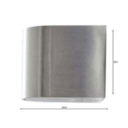 Tam Down Lighter Steel Outdoor Wall Light - thumbnail 5