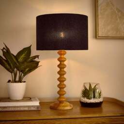Barkweave Drum Lamp Shade - thumbnail 2