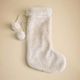 Faux Fur Christmas Stocking - thumbnail 3