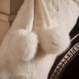 Faux Fur Christmas Stocking - thumbnail 2