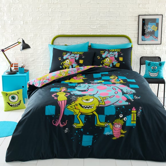 Disney Monsters, Inc. Reversible Duvet Cover and Pillowcase Set - image 1